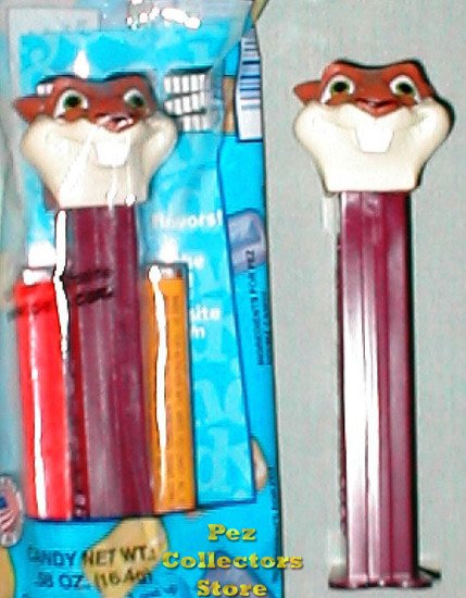 (image for) Hammy the Squirrel from Over the Hedge Pez MIB - Click Image to Close