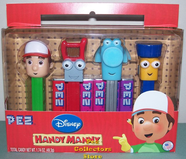 (image for) Handy Manny Pez Gift Set of 4 Pez Dispensers - Click Image to Close