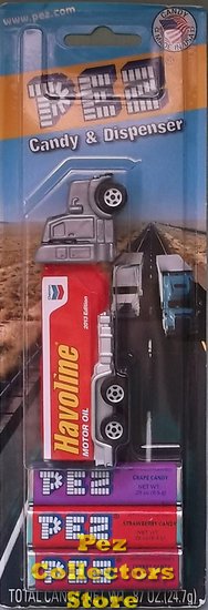 (image for) Chevron Havoline Promotional Hauler Truck Pez MOC - Click Image to Close