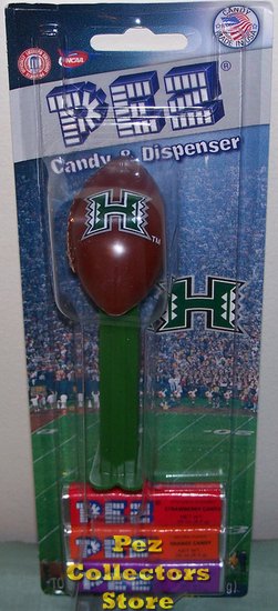 (image for) 2011 Univ. of Hawaii Exclusive NCAA Football Pez MOC - Click Image to Close