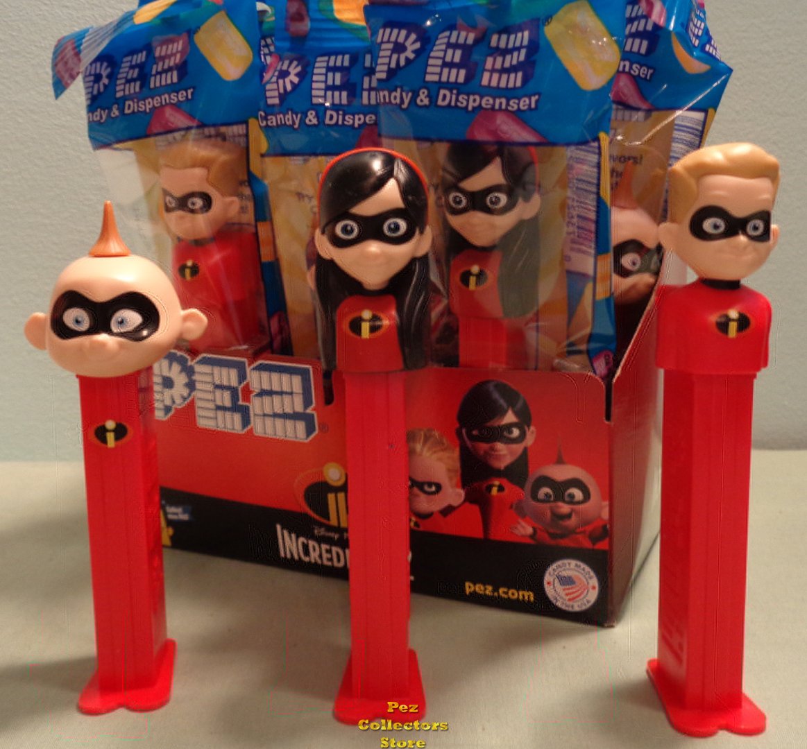 (image for) Incredibles 2 Pez Violet, Dash and Jack Jack MIB - Click Image to Close