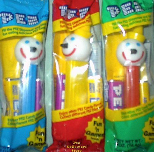 (image for) Jack In The Box Promo Pez Set of 3 MIB!