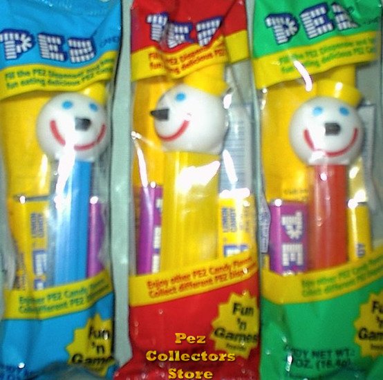 (image for) Jack In The Box Promo Pez Set of 3 MIB! - Click Image to Close