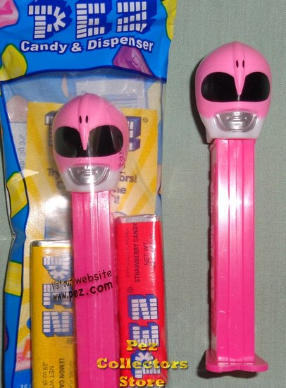 (image for) Kimberly Pink Ranger Mighty Morphin Power Rangers Pez MIB - Click Image to Close