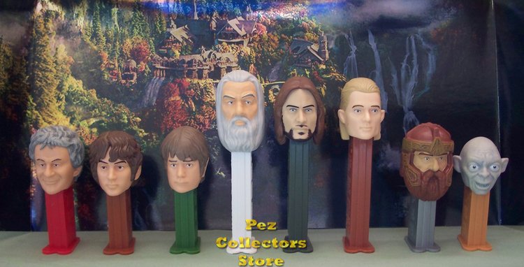 (image for) The Lord of the Rings Pez Gift Set Loose