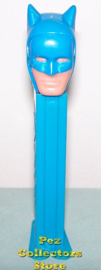 (image for) Light Blue Batman Pez Short Ears 3.9 Thin Feet Yugoslavia Loose - Click Image to Close