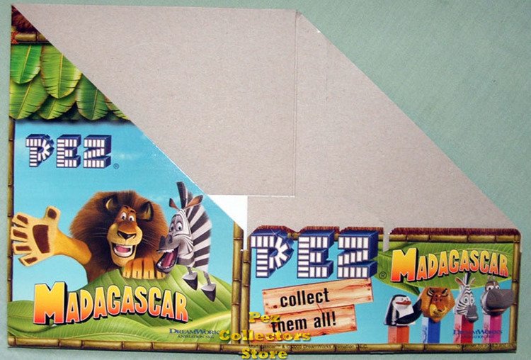 (image for) Madagascar Pez Counter Display 12 count Box - Click Image to Close