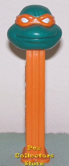(image for) Michaelangelo Revised TMNT Ninja Turtle Orange Pez Loose - Click Image to Close