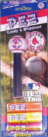 (image for) Retired 2008 Boston Red Sox Major League Baseball Pez MOC - Click Image to Close