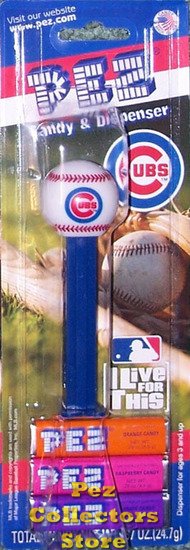 (image for) Retired Chicago Cubs Major League Baseball Pez MOC - Click Image to Close