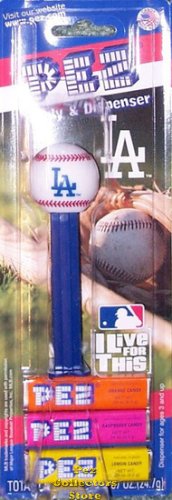 (image for) Los Angeles LA Dodgers Major League Baseball Pez MOC