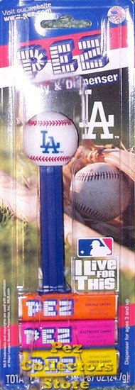 (image for) Los Angeles LA Dodgers Major League Baseball Pez MOC - Click Image to Close