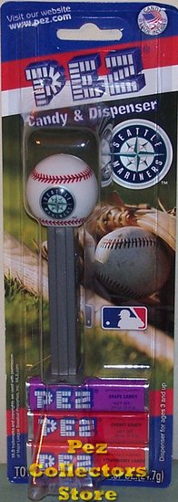 (image for) 2010 Seattle Mariners Major League Baseball Pez MOC - Click Image to Close