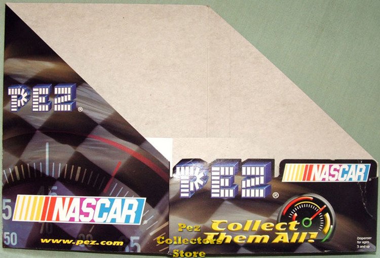 (image for) Nascar Helmets Pez Counter Display 12 count Box - Click Image to Close