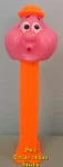 (image for) Pez Outlaw Neon Orange Bubbleman or Bubble Boy Pez