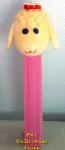 (image for) Lamb A Pez Ivory Head Handpainted Blue Eyes Red Mouth Yugo No Feet