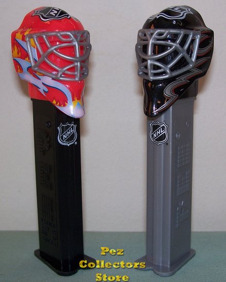 (image for) Limited Edition Canadian NHL Fire and Ice Hockey Helmets Pez - Click Image to Close