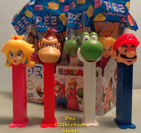 (image for) Nintendo Super Mario Brothers Pez Set of 4 MIB - Click Image to Close