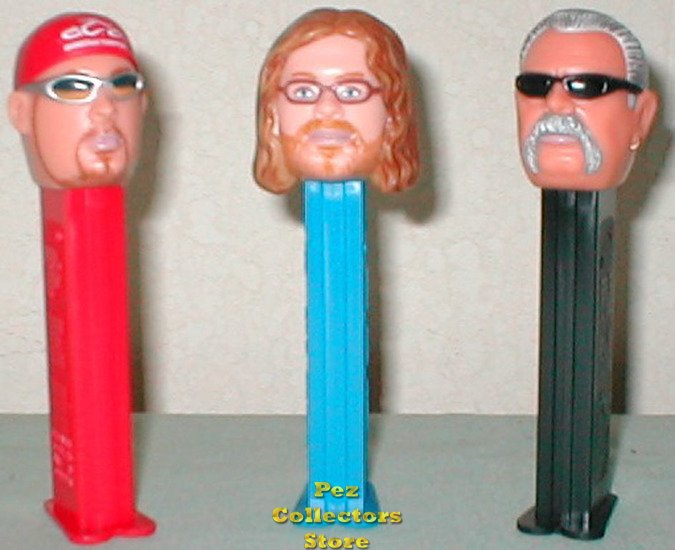 (image for) OCC Paul Jr, Paul Sr and Mikey Loose Pez Mint - Click Image to Close