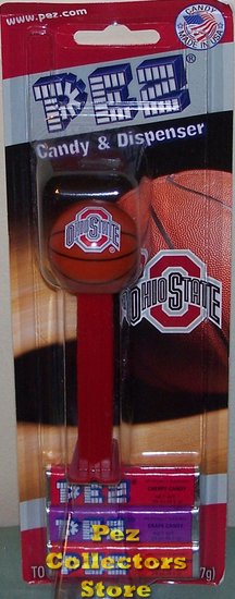 (image for) Ohio State University Basketball Pez 2010 MOC - Click Image to Close