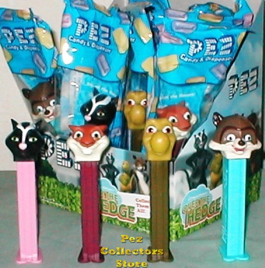 (image for) Over the Hedge Set of 4 Pez MIB! DreamWorks Pez - Click Image to Close