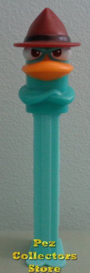 (image for) Perry the Platapus Pez Dispenser from Phineas and Ferb Loose - Click Image to Close