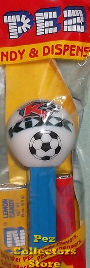 (image for) Philadelphia Kixx Soccer Ball Pez 2002 - Click Image to Close