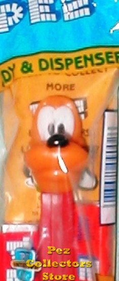 (image for) Classic Disney Pluto Pez on Red MIP - Click Image to Close
