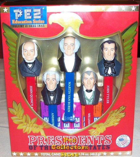 (image for) Boxed Set USA Presidential Pez Series Volume 2 - 1825 to 1845 - Click Image to Close
