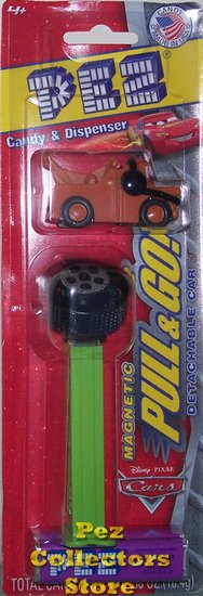 (image for) Disney Pull and Go Detachable Cars 2 Mater Pez MOC - Click Image to Close