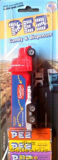 (image for) 2010 GetGo Hauler Red Truck Pez from Giant Eagle MOC - Click Image to Close