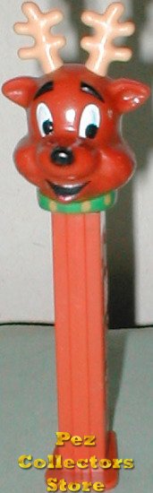 (image for) 8 spot Reindeer Pez 2003 Christmas Release Loose - Click Image to Close