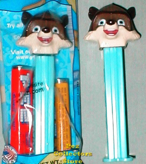 (image for) RJ the Racoon from Over the Hedge Pez MIB - Click Image to Close