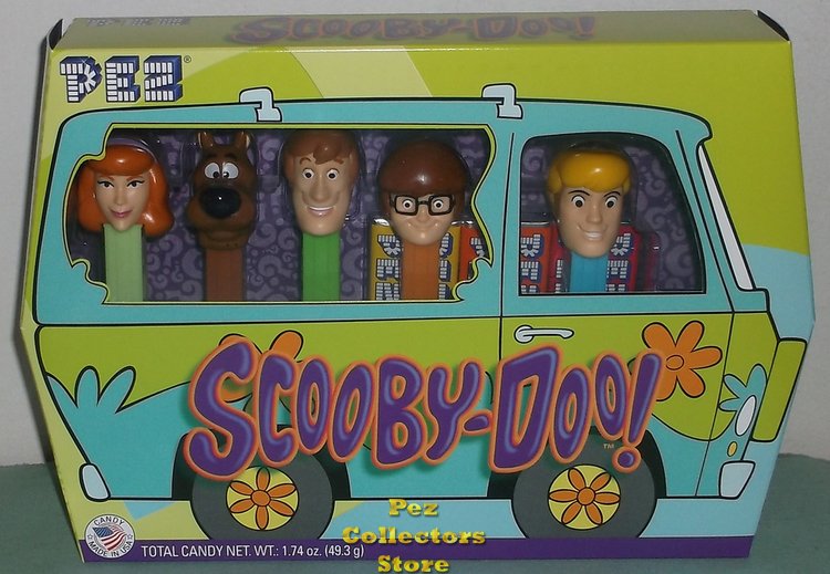 (image for) Scooby Doo Velma Fred Daphne and Shaggy Pez in Mystery Machine B - Click Image to Close