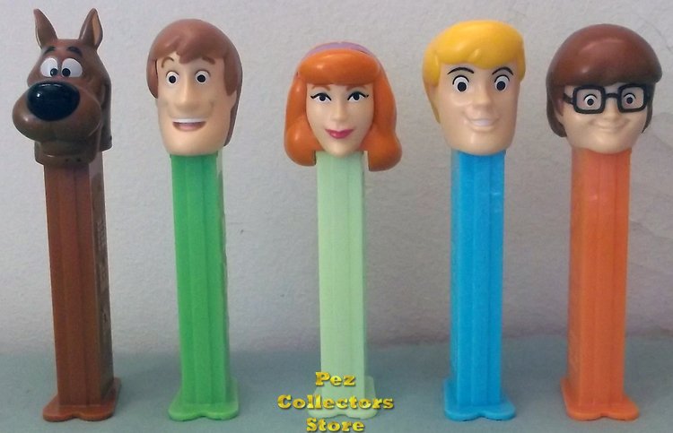 (image for) 2014 Scooby Doo Velma Fred Daphne and Shaggy Pez Loose