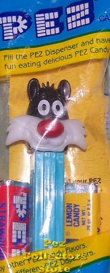 (image for) Sylvester B Pez with Short Hairs White Whiskers MIB - Click Image to Close