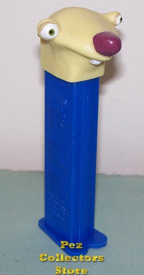 (image for) Sid the Sloth from Ice Age 2 With Eyelid Pez Loose - Click Image to Close