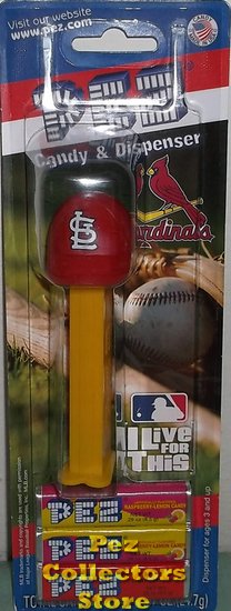 (image for) St. Louis Cardinals MLB Baseball Cap Pez MOC