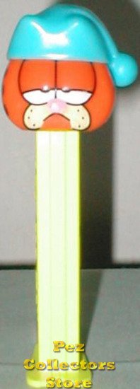 (image for) Sleepy Garfield with Night Cap Pez - Series II Loose - Click Image to Close
