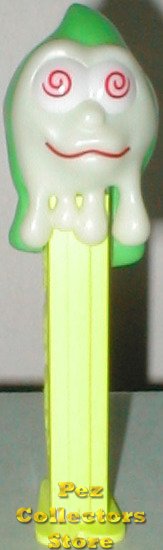 (image for) Slimy Sid Pez Retired Non-Glow in the Dark Ghost Loose - Click Image to Close