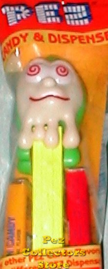 (image for) Slimy Sid Pez Retired Non-Glowing MIP - Click Image to Close
