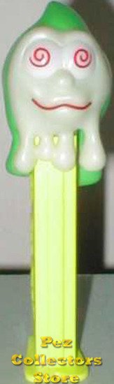 (image for) Slimy Sid with Glow in the Dark Face Pez Loose - Click Image to Close