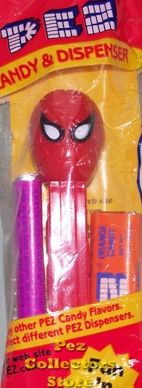 (image for) Small Head Spiderman Pez early 1990s MIB - Click Image to Close
