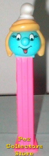 (image for) Smurfette Pez from Series II Smurfs Set 1997 Loose - Click Image to Close