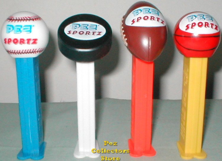 (image for) Pez Sportz Set - Football Baseball Basketball Hockey!