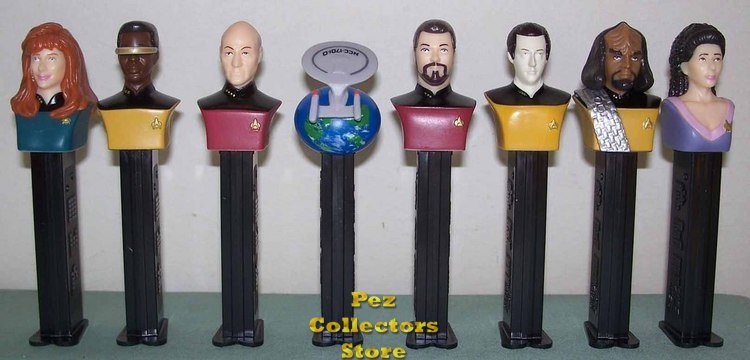 (image for) 2012 Star Trek The Next Generation Pez Ltd Ed. Set LOOSE - Click Image to Close