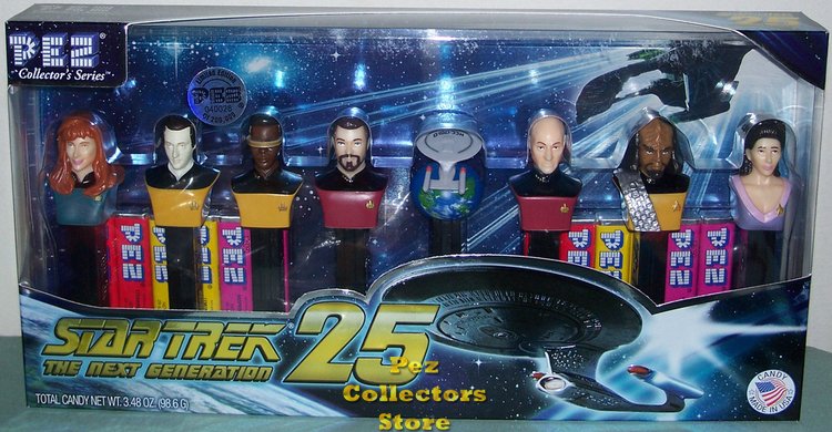(image for) 2012 Star Trek The Next Generation Pez Limited Edition Set - Click Image to Close