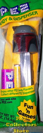 (image for) Boba Fett Series II Star Wars Pez MIB - Click Image to Close