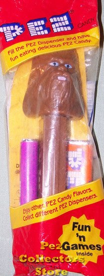 (image for) Chewbacca Star Wars Series I Pez 1997 MIB - Click Image to Close