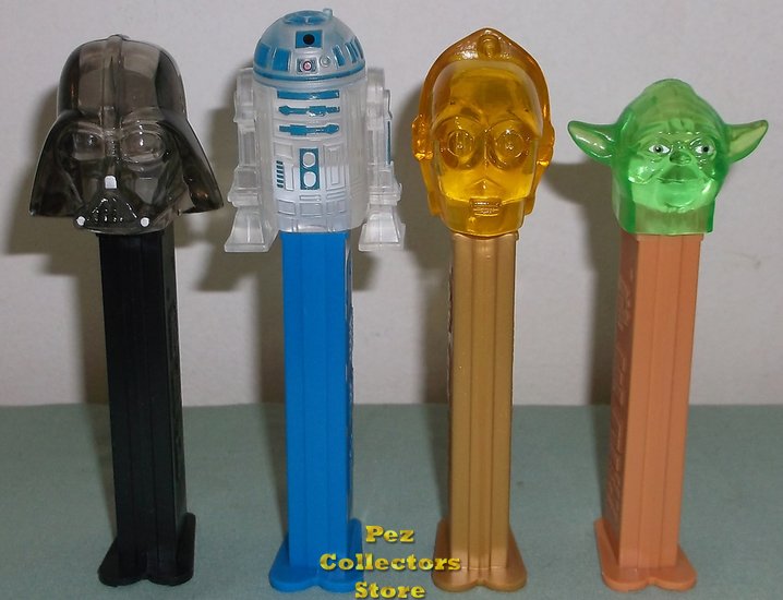 (image for) 2015 Crystal Star Wars Pez Ltd. Ed. Collectors Set LOOSE - Click Image to Close